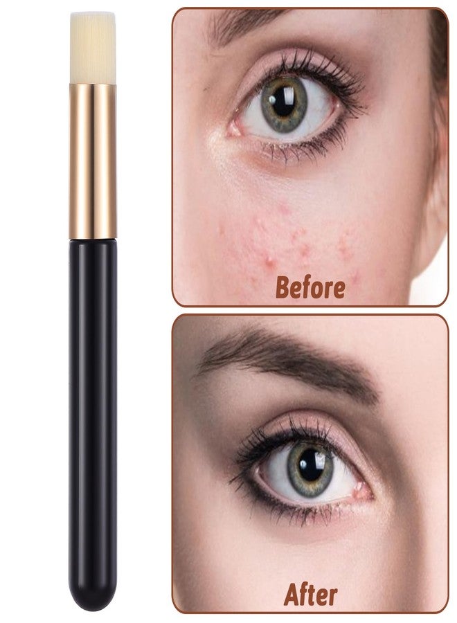 DOPENSPI 100 Pieces Lash Shampoo Brushes, Golden Retention Ring Lash Brushes for Cleaning, Deep Cleaning Tool Brush for Eyelash Wash Facial Clean and Nose Pore Deep Clean - Image 4